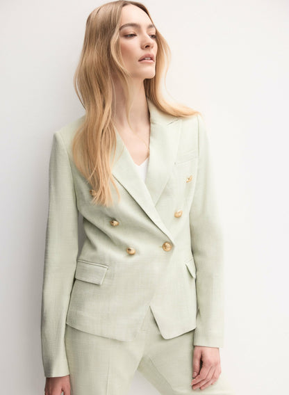 Women Double-Breasted Blazer Jelly Mint | Melanie Lyne
