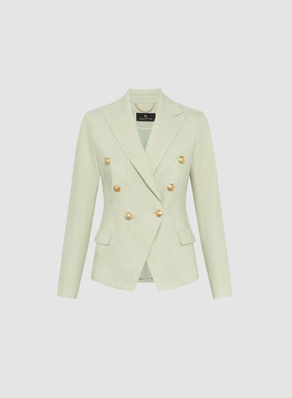 Women Double-Breasted Blazer Jelly Mint | Melanie Lyne