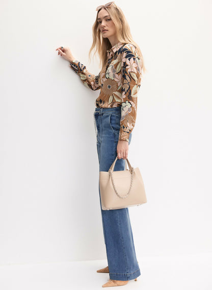Women Chain Belt Jeans Light Blue | Melanie Lyne