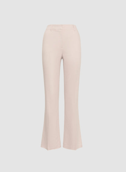 Women Soho Wide-Leg Pants Pink Pearl | Melanie Lyne