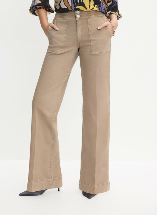 Women Wide-Leg Trouser Jeans French Canvas | Melanie Lyne