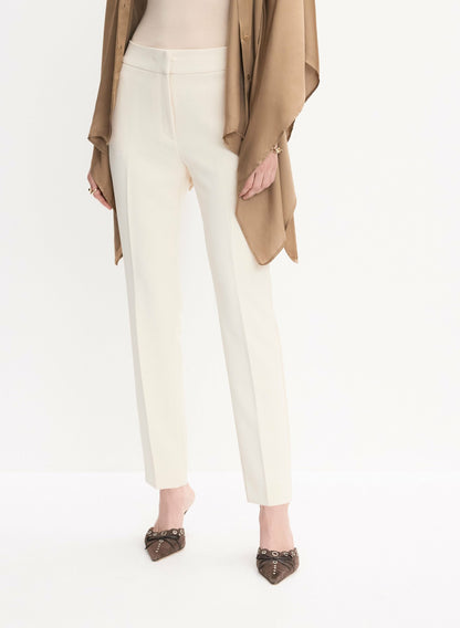 Women Giselle Slim-Leg Pants Stone | Melanie Lyne