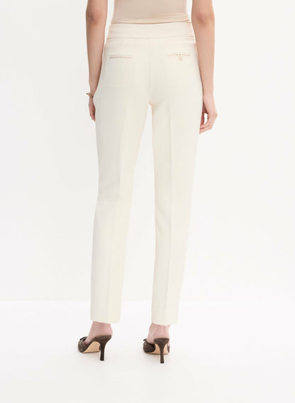 Women Giselle Slim-Leg Pants Stone | Melanie Lyne