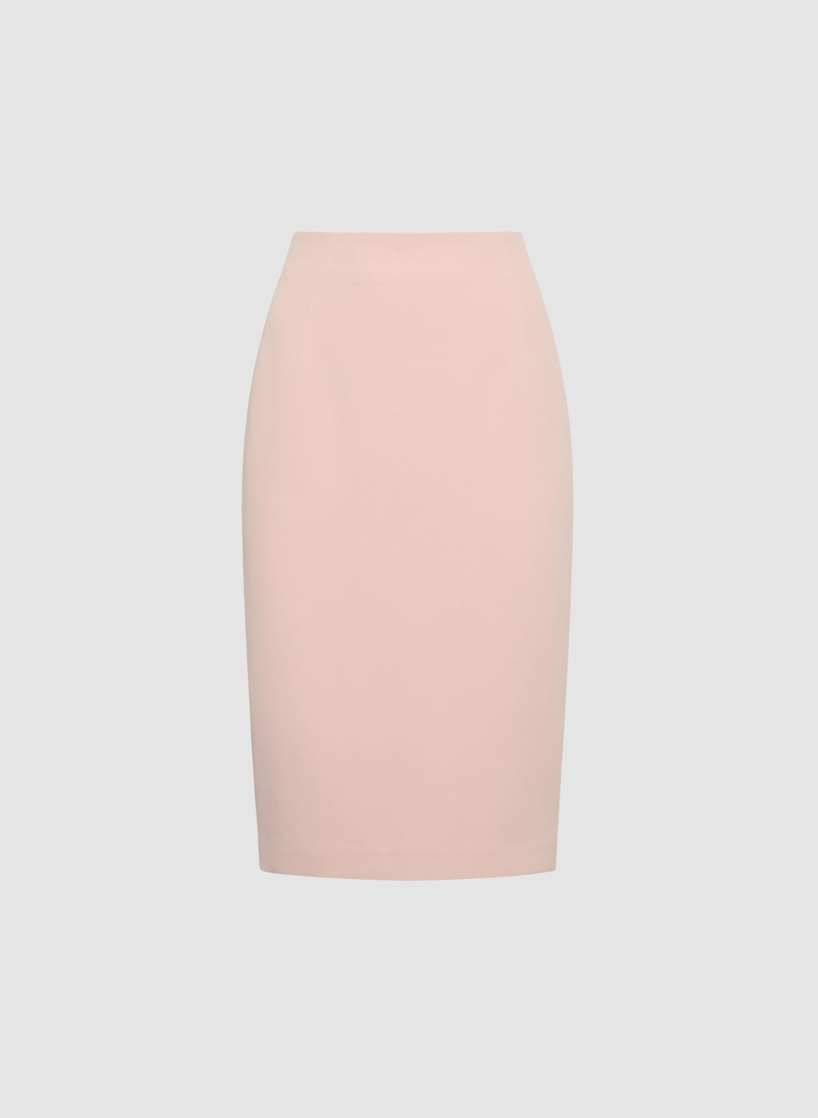 Women Seamed Waist Pencil Skirt Pink Pearl | Melanie Lyne