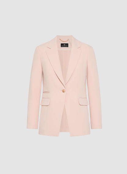 Women Single-Button Blazer Pink Pearl | Melanie Lyne