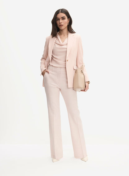 Women Crepe Cowl Neck Blouse Pink Pearl | Melanie Lyne