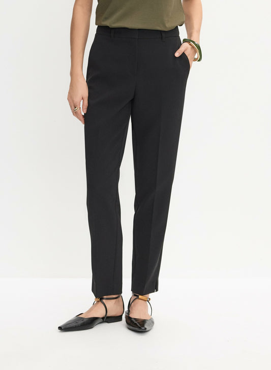 Women Straight-Leg Pants Black | Melanie Lyne