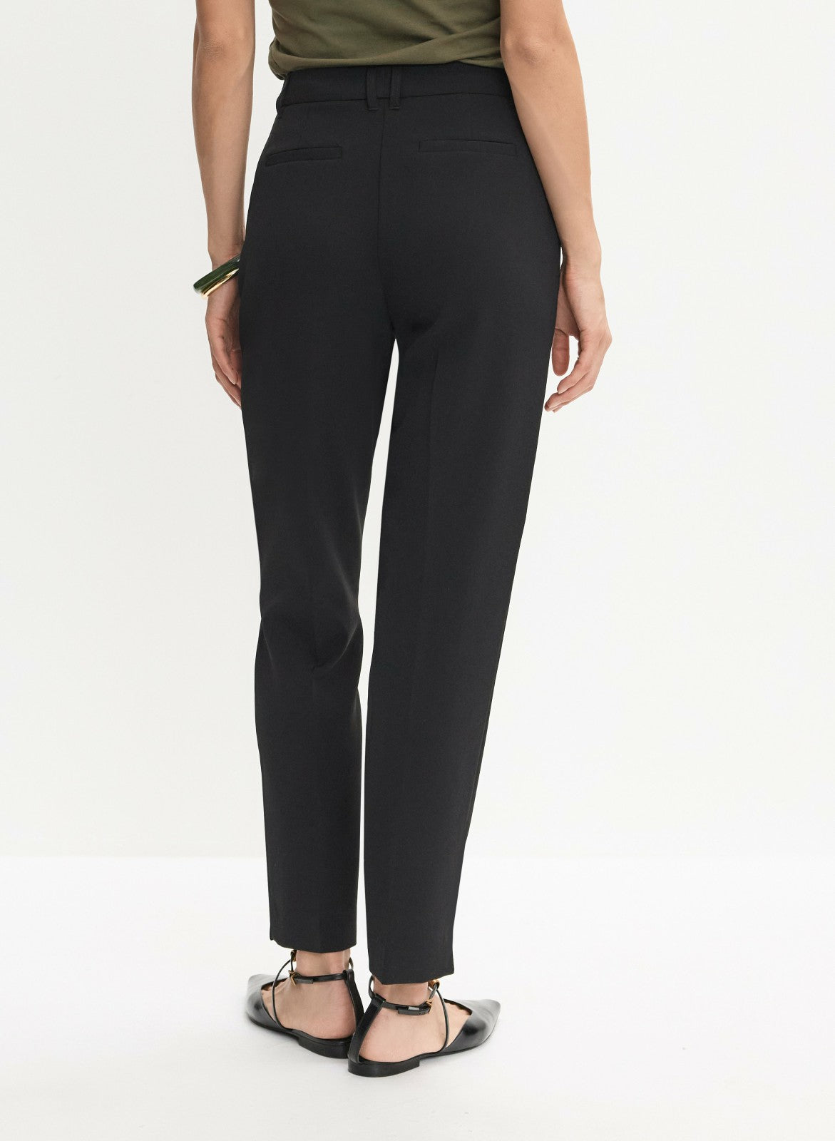 Women Straight-Leg Pants Black | Melanie Lyne