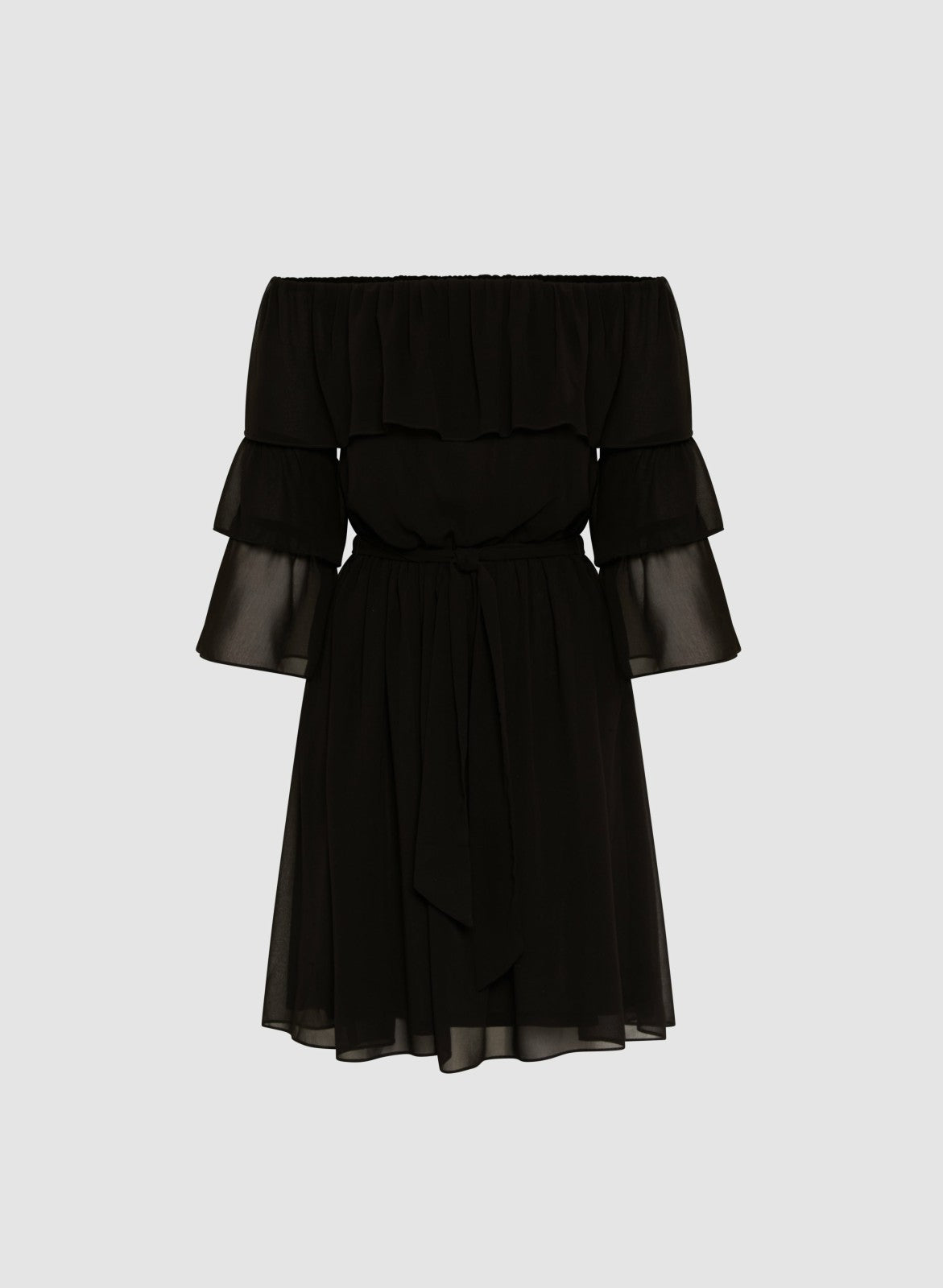Women Off-The-Shoulder Dress Black | Melanie Lyne
