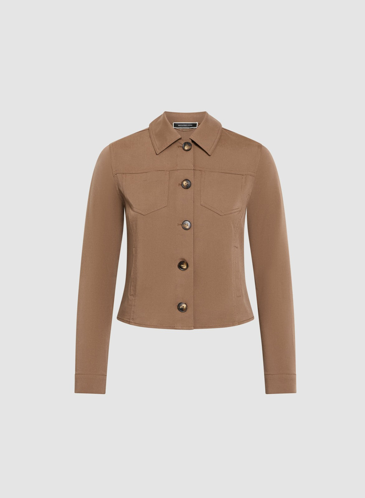 Women Button-Down Jacket French Canvas | Melanie Lyne