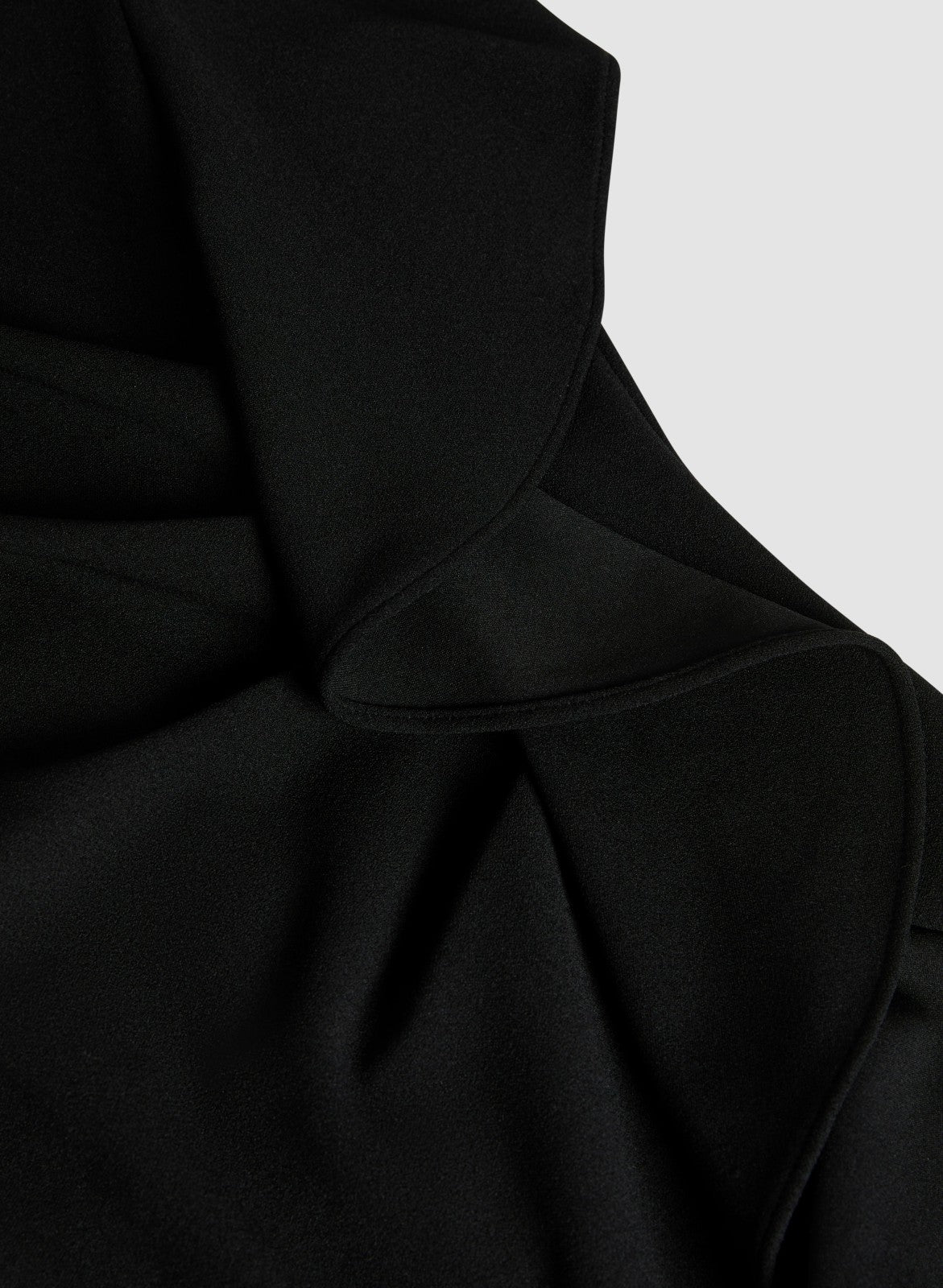 Women Adrianna Papell - Waterfall Ruffle Dress Black | Melanie Lyne