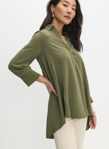 Women 3/4 Sleeve Blouse Olive Branch | Melanie Lyne