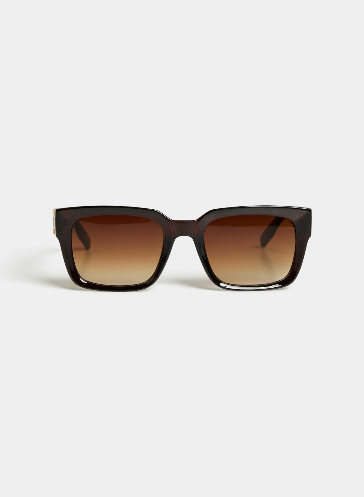 Women Square Plastic Sunglasses Sienna Brown | Melanie Lyne