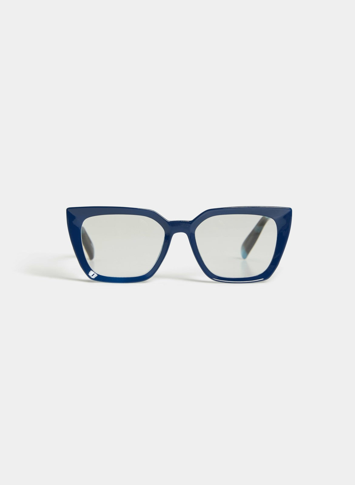Women Square Reading Glasses Marine | Melanie Lyne