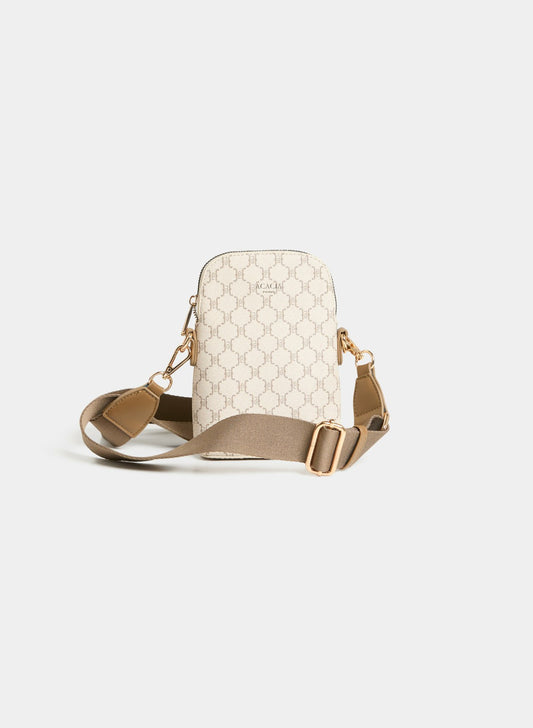 Women Monogrammed Phone Bag Biscuit | Melanie Lyne