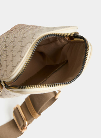 Women Monogrammed Phone Bag Biscuit | Melanie Lyne