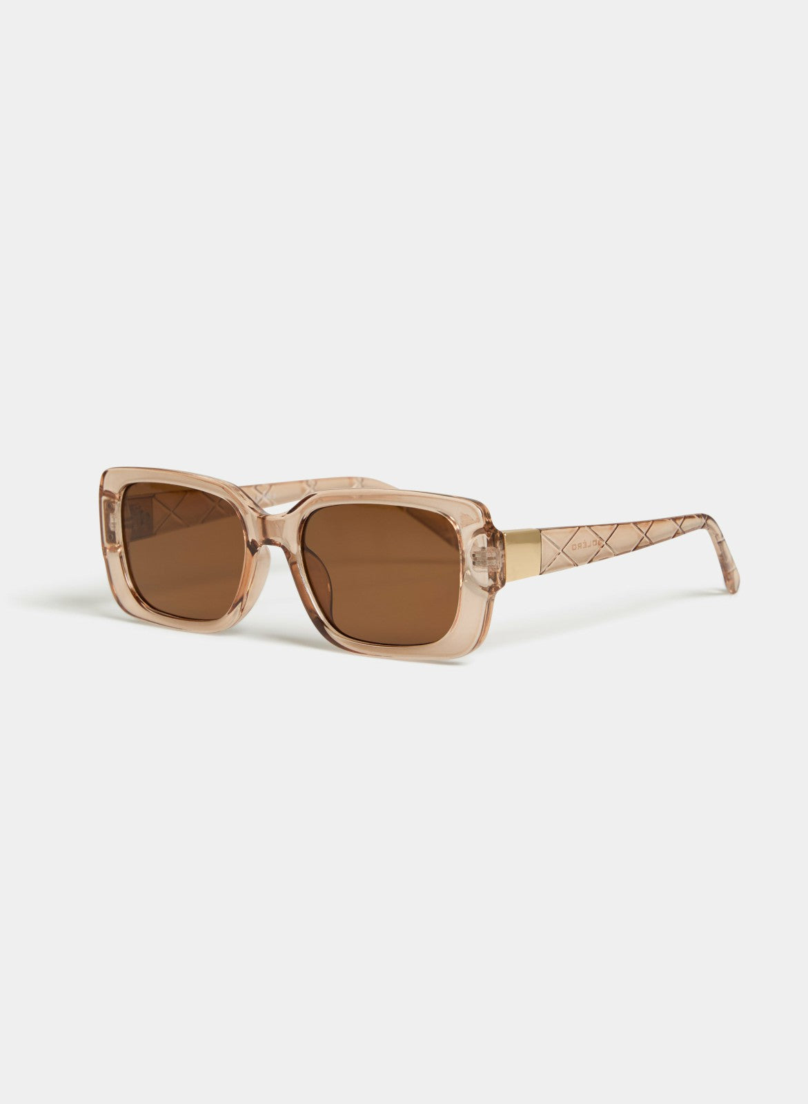 Women Rectangle Plastic Sunglasses Sienna Brown | Melanie Lyne