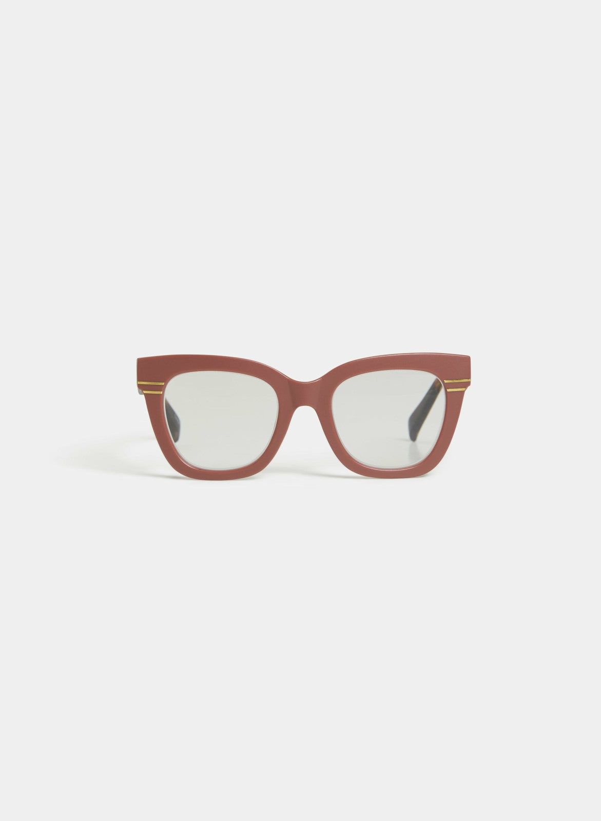 Women Square Frame Glasses Sienna Brown | Melanie Lyne