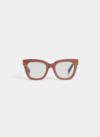Women Square Frame Glasses Sienna Brown | Melanie Lyne
