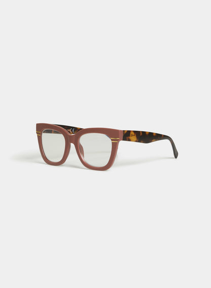 Women Square Frame Glasses Sienna Brown | Melanie Lyne