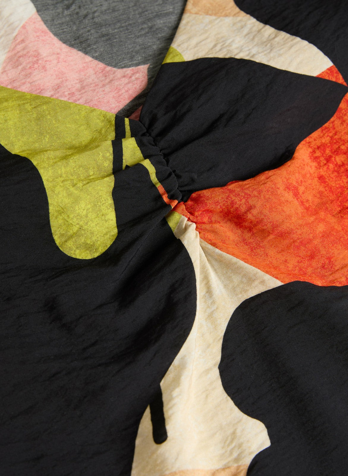 Women Abstract Leaf Dress Multicolour | Melanie Lyne