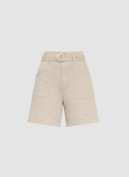 Women Belted Denim Shorts Panna | Melanie Lyne