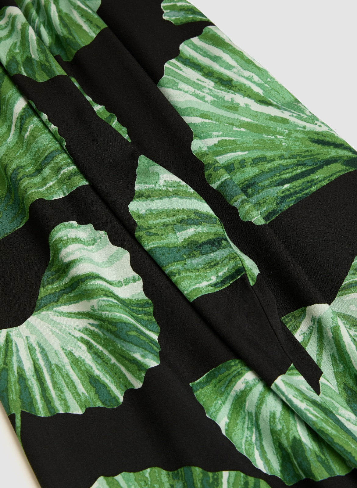 Women Palm Print Jumpsuit Green Pattern | Melanie Lyne