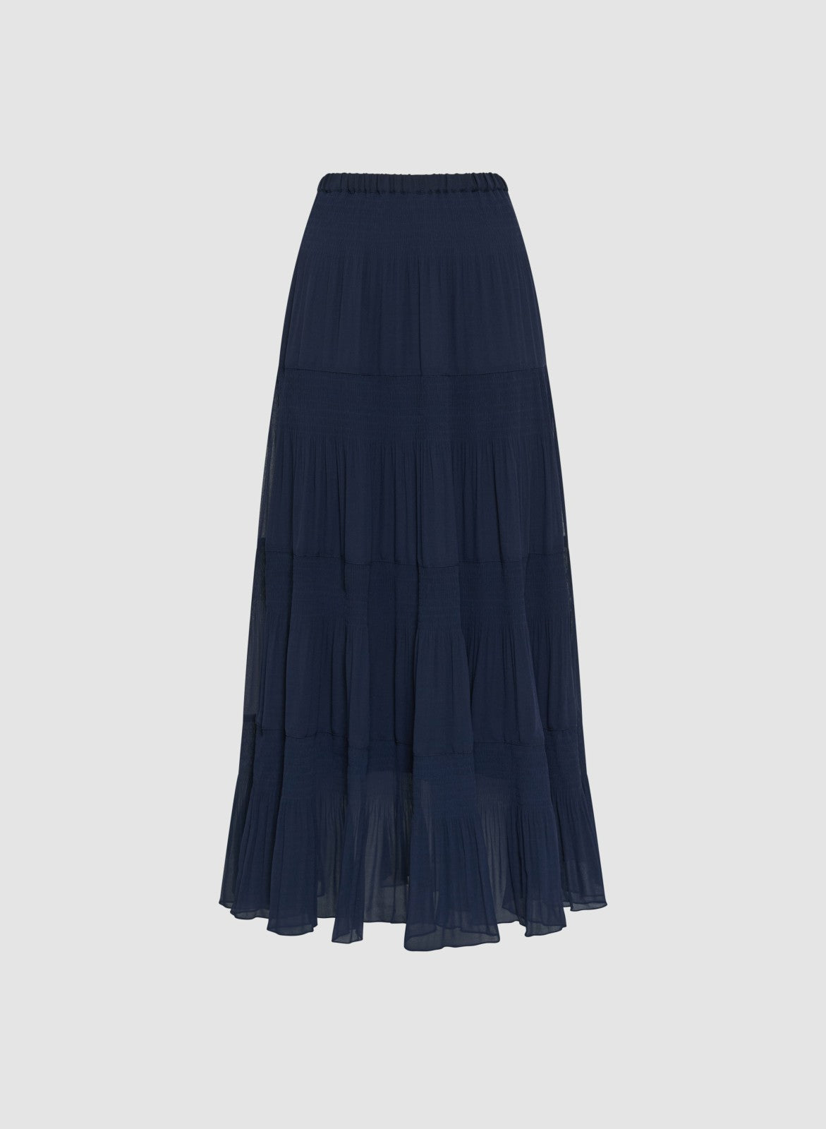 Women Pleated Chiffon Maxi Skirt Summer Nights | Melanie Lyne
