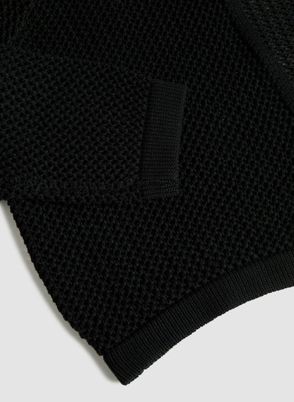 Women Open Knit Bolero Black | Melanie Lyne