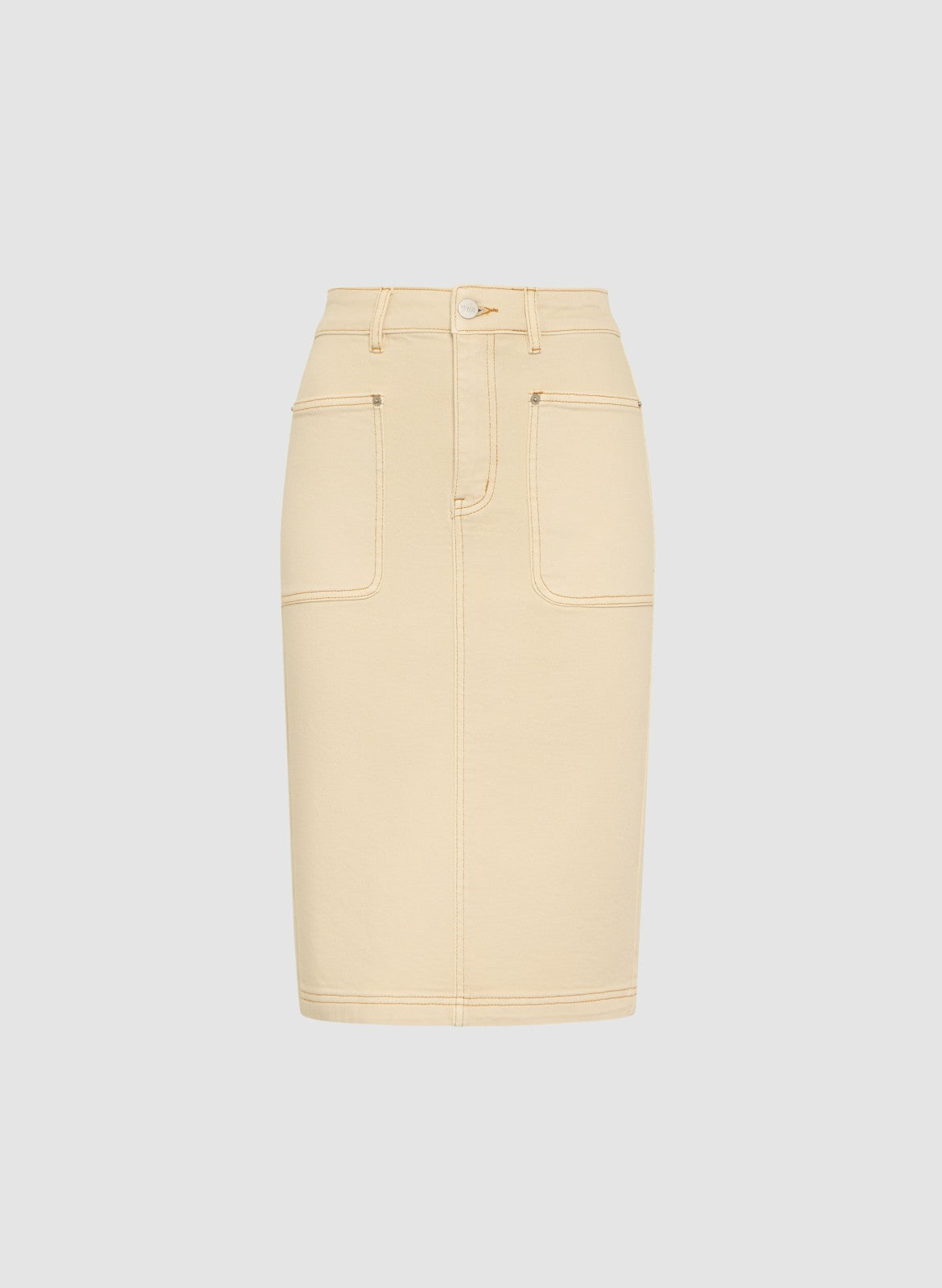 Women Cotton Pencil Skirt Canvas | Melanie Lyne