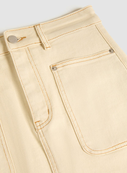 Women Cotton Pencil Skirt Canvas | Melanie Lyne