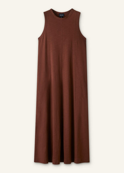 ME+EM Cinnamon Brown Maxi Swing Dress