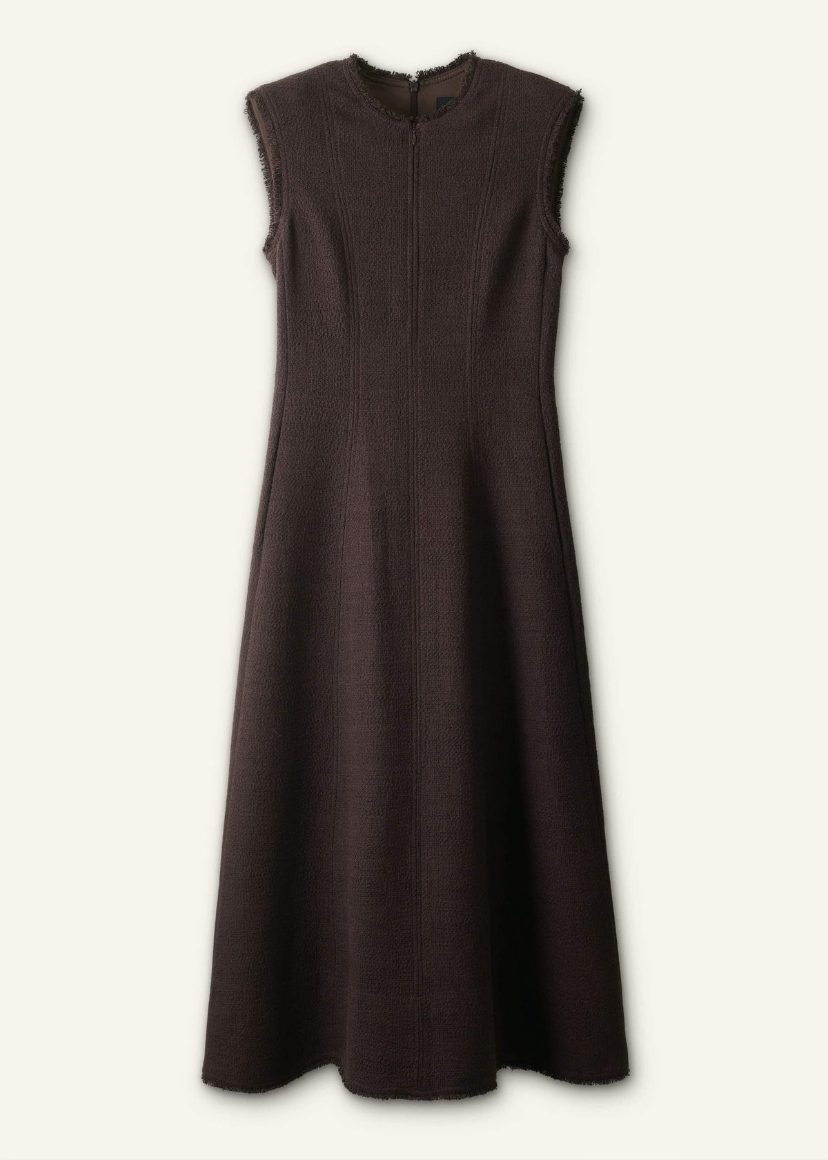 ME+EM Brown Desk-To-Dinner Fit And Flare Maxi Dress