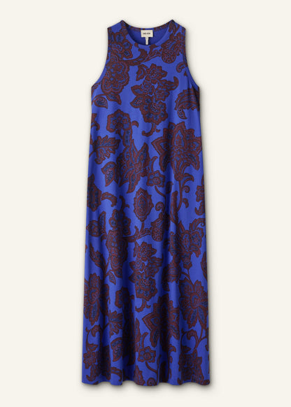 ME+EM Blue Maxi Swing Dress