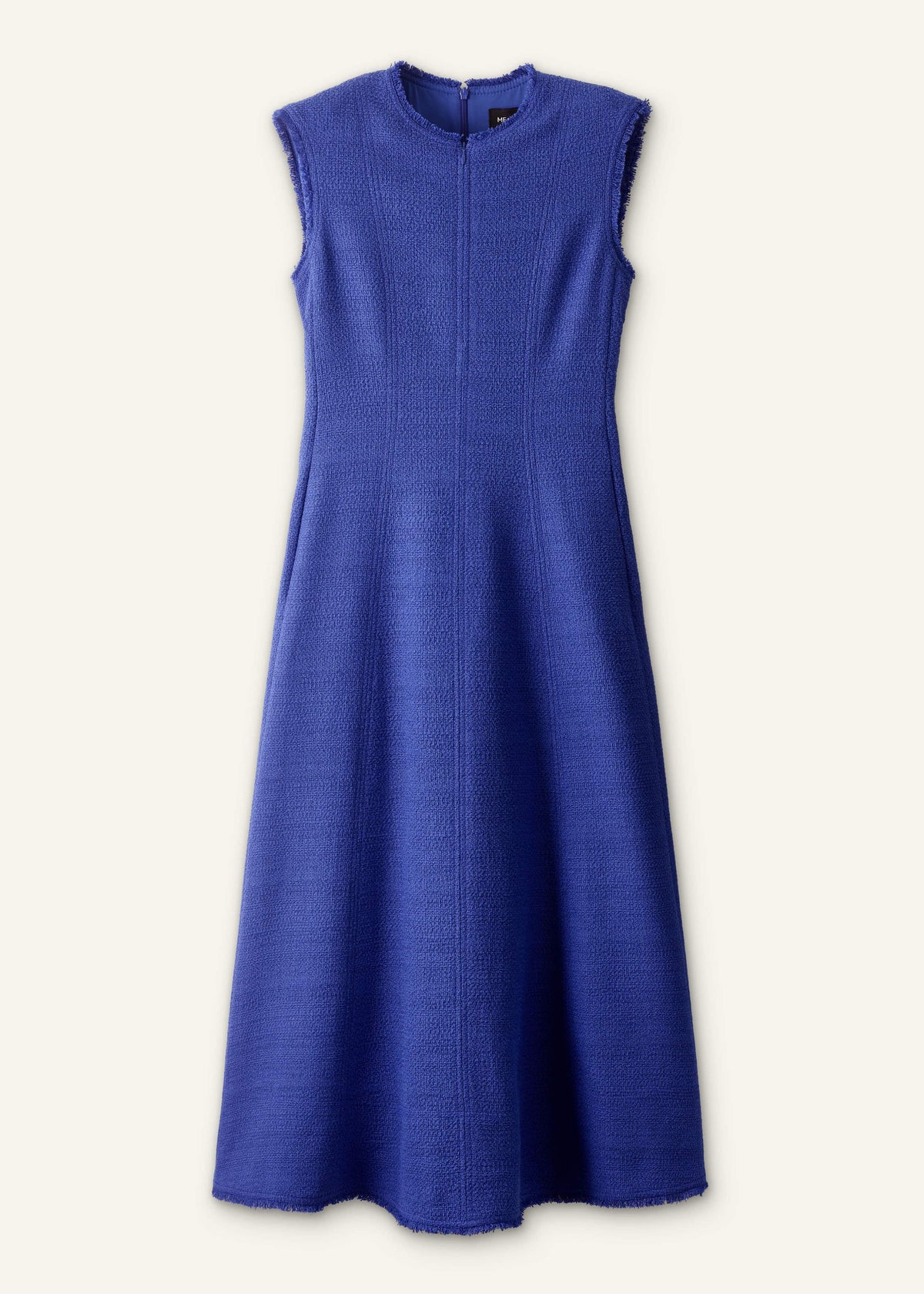ME+EM Blue Desk-To-Dinner Fit And Flare Maxi Dress