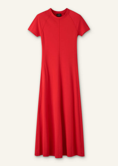 ME+EM Red Raglan Sleeve Maxi Dress