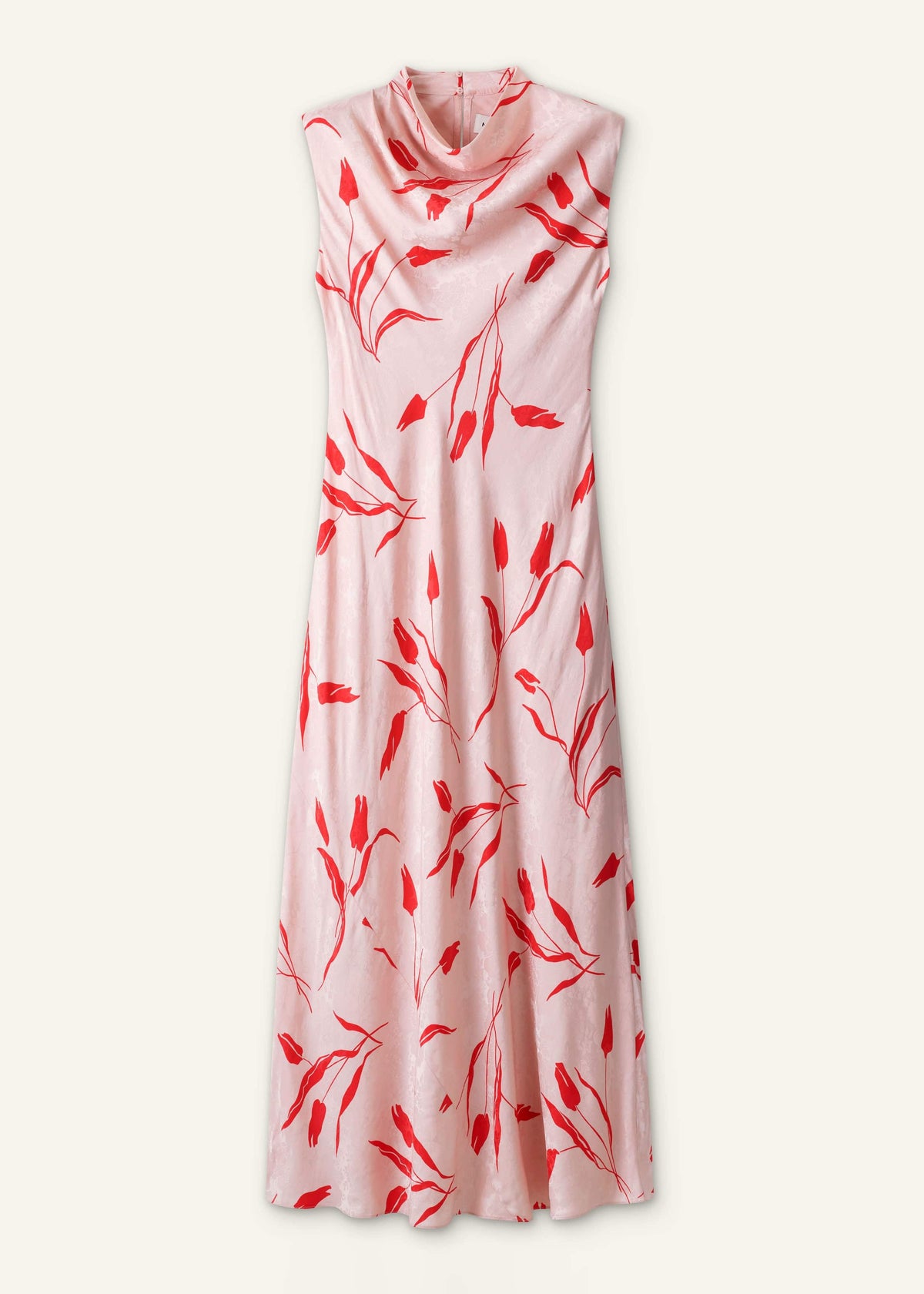 ME+EM Pink Bias Cut Maxi Dress