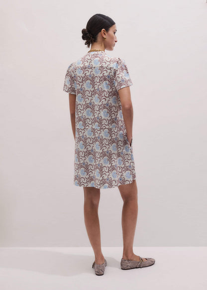 ME+EM Cream Summer Swing Dress
