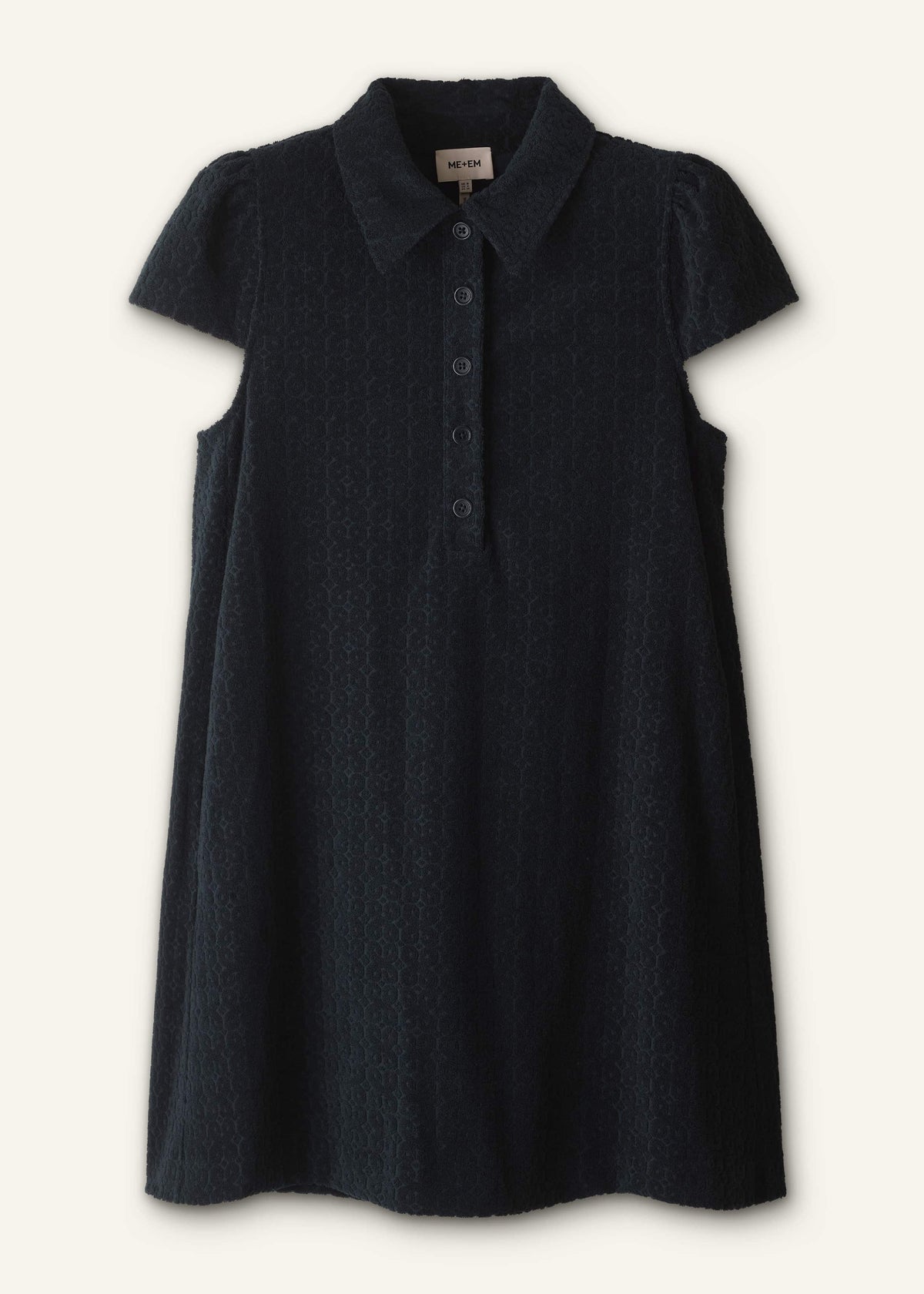 ME+EM Navy Mini Swing Dress