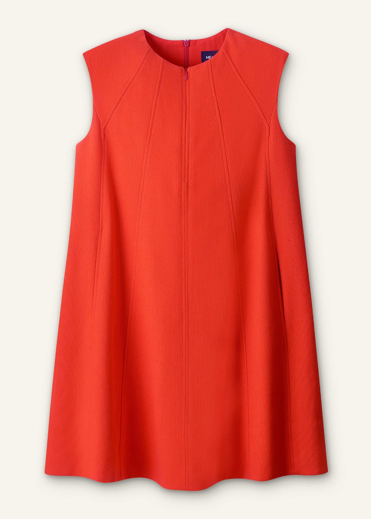 ME+EM Orange Swing Mini Dress