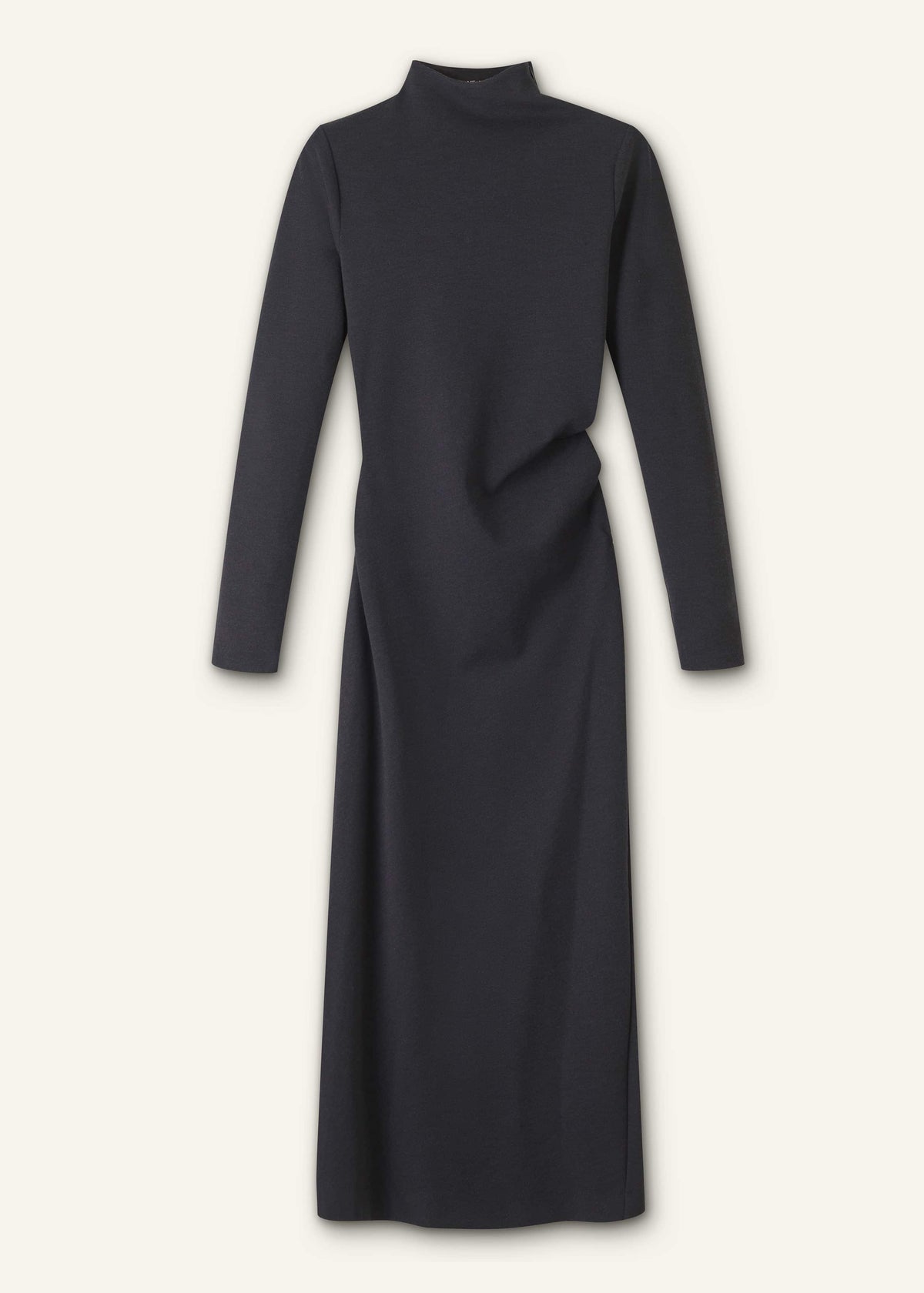 ME+EM Gray Gathered Maxi Dress