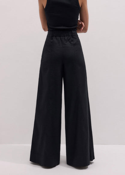 ME+EM Black Wide-Leg Pant