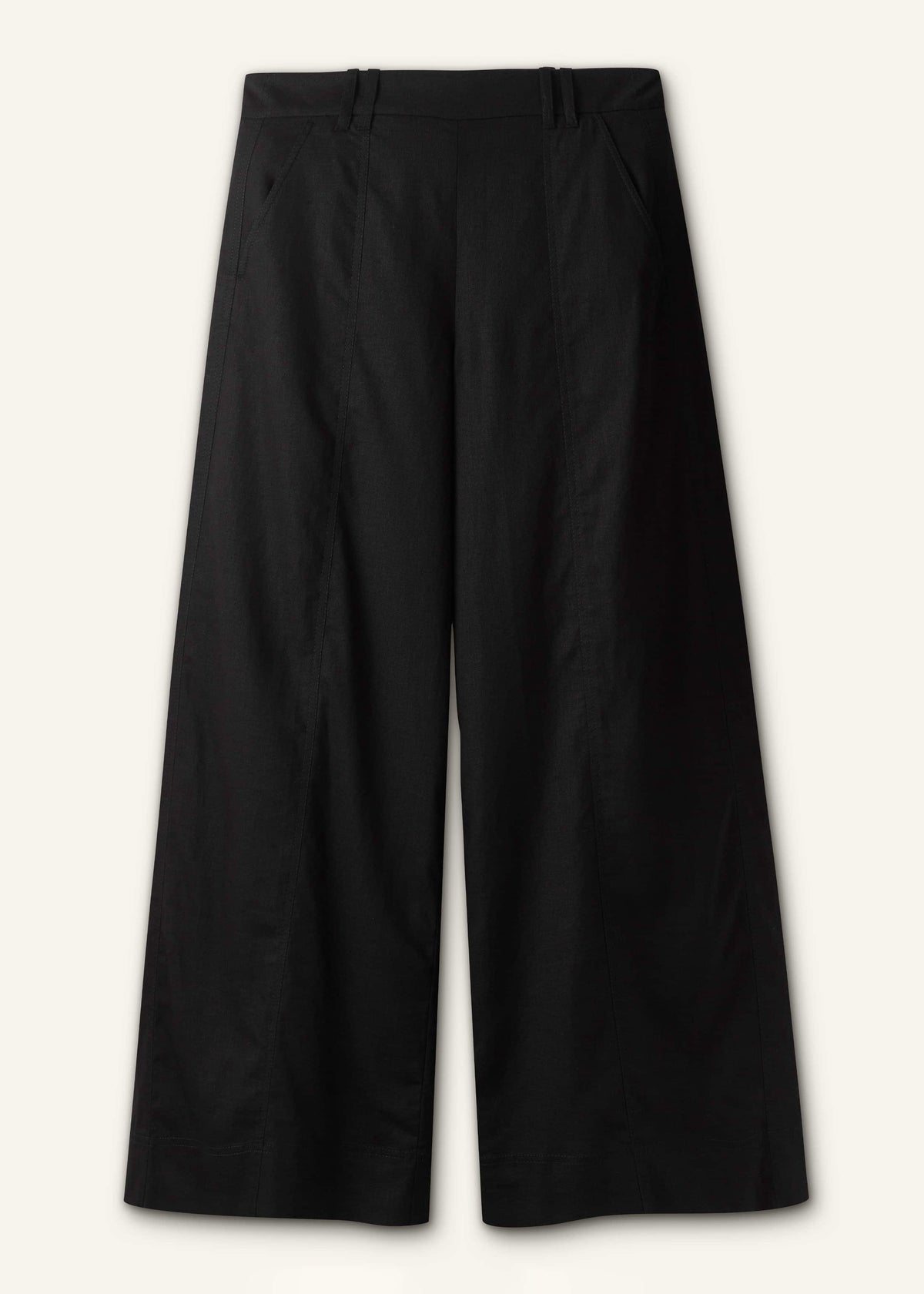 ME+EM Black Wide-Leg Pant