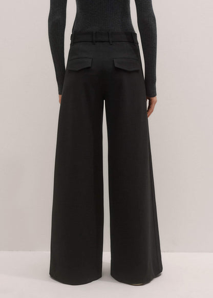 ME+EM Black Wide-Leg Pant