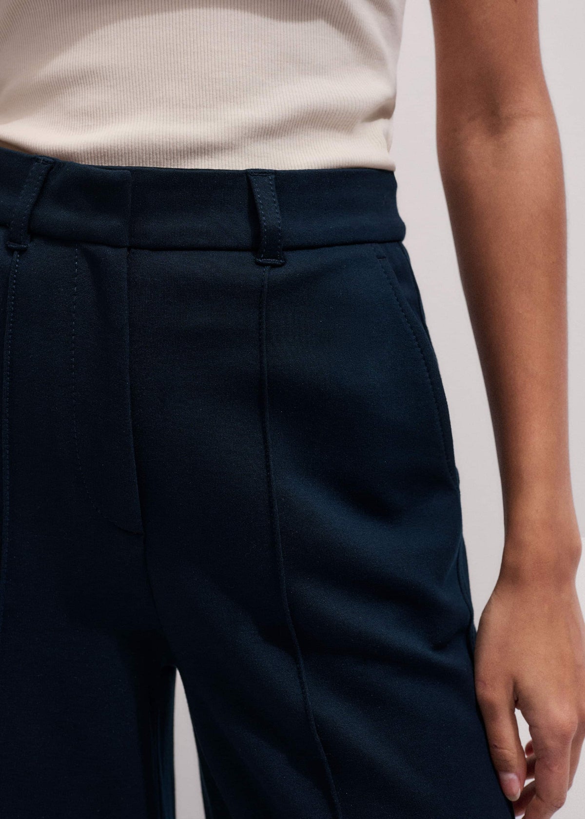 ME+EM Navy Luxe Travel Tailoring Man Pant