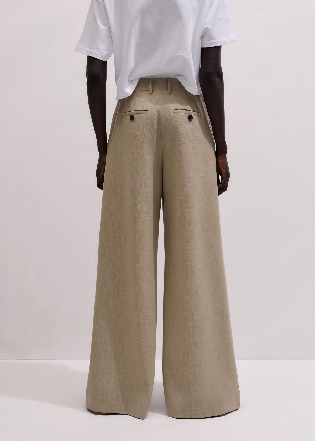 ME+EM Sand Very Wide-Leg Pant