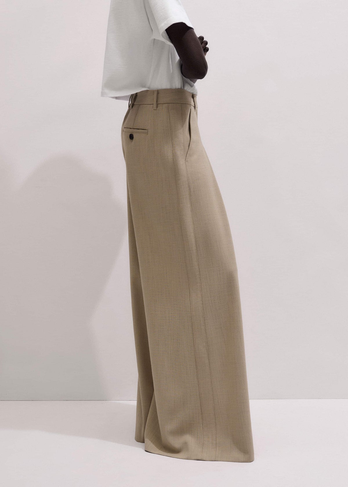 ME+EM Sand Very Wide-Leg Pant