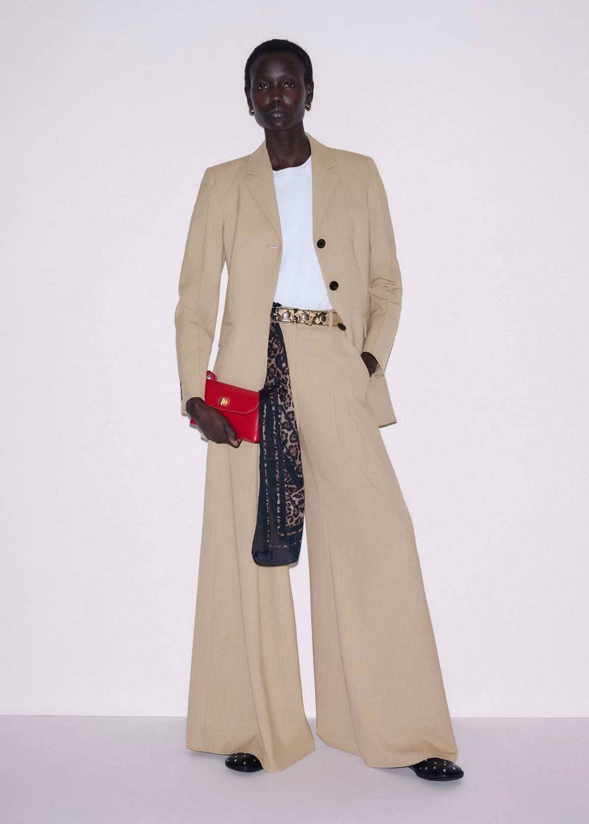 ME+EM Sand Very Wide-Leg Pant