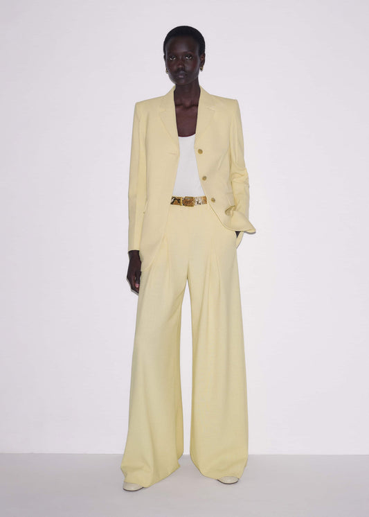 ME+EM Yellow Very Wide-Leg Pant