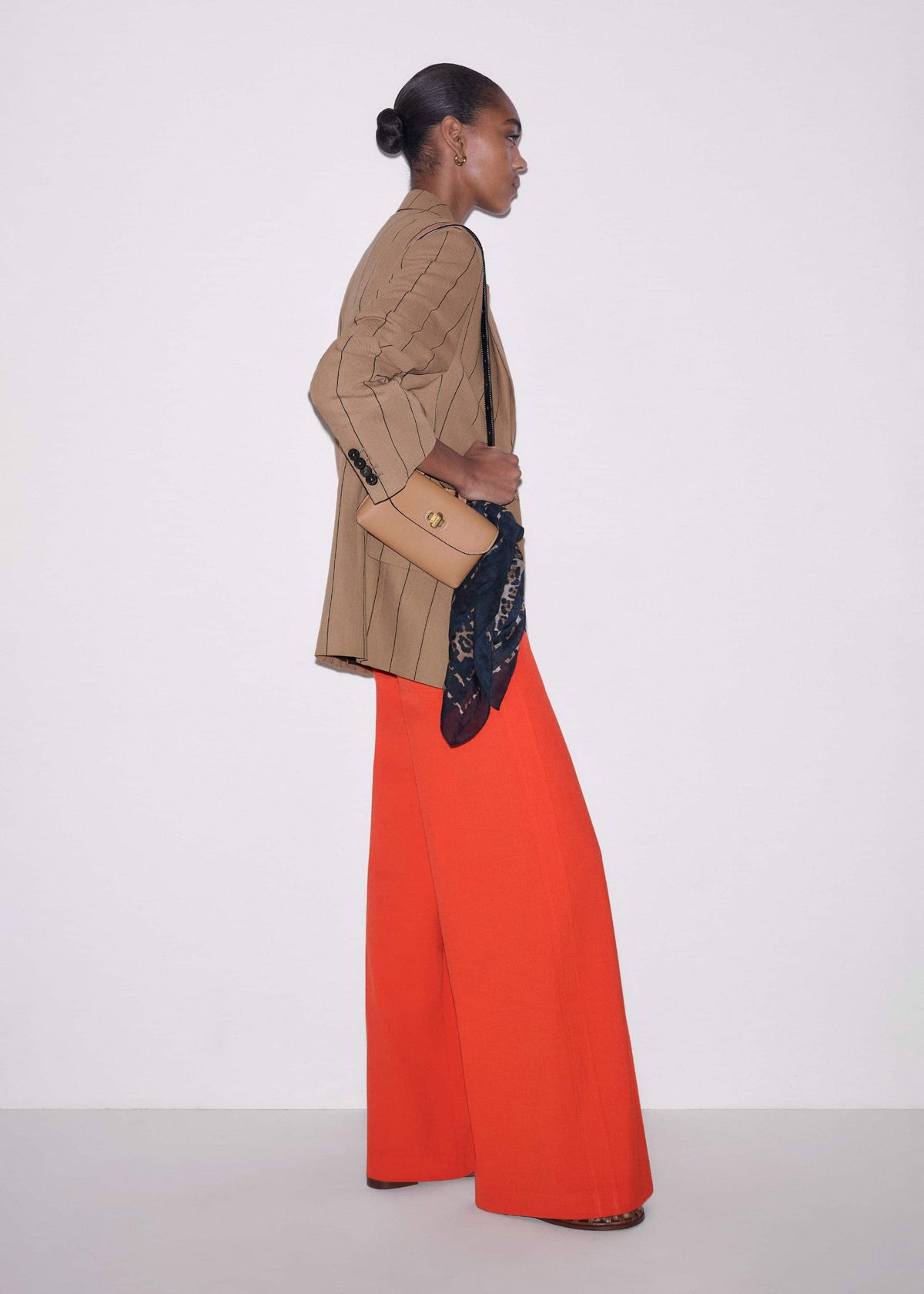 ME+EM Orange Forever Wide-Leg Pant